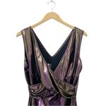 Frederick's of Hollywood Vintage Frederick’s of Hollywood Metallic Mini Dress Size Large Purple Oilslick Photo 8
