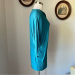 Vintage 1980s teal tunic Photo 8