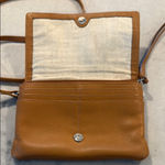 Vince Camuto  Tan Leather Quilted Crossbody Bag Photo 7