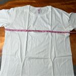 Hanes Vintage her way white crewneck cotton White T-Shirt new XL 16-18 Photo 8