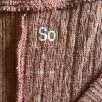 SO  Pink Button Up Cardigan Photo 3