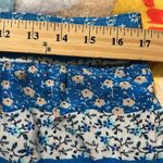 American Eagle large boho wide leg drawstring pants paisley striped blue pink Photo 8