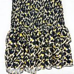 Amanda Uprichard Zita Leopard Print Mini Dress Size XS Smocked Photo 8
