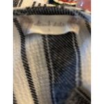 Altar'd State Altar’d State Cropped Ruffle Sleeve Striped Top L Tie Front Nautical Costal Photo 11