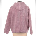 J. Jill Dusty Rose Mauve Fleece Hoodie Sweater Sweatshirt Women’s Size Large L Purple Photo 2