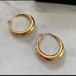 Big Hoop Earrings, Oversized Hoop Earrings, Gold Hoop Earrings Photo 1