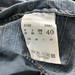 Betty Barclay Womens Denim Jacket Embroidered Beaded Floral Vintage Retro Y2K M Blue Size M Photo 5