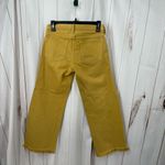Simon Miller Women’s 26 Yellow Wide Leg Flare Raw Hem Jeans Photo 2