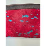 American Darling Western Crossbody Shoulder Red Cowhair Leather Fringe Photo 3