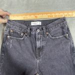 Abercrombie & Fitch  The Slouchy Jean Mid Rise Sz 0 Wide Leg Black Curve Love Photo 8