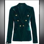 Generation Love , SAVANNAH VELVET DOUBLE-BREASTED BLAZER IN TEAL, like new Photo 1