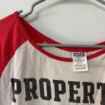 PINK - Victoria's Secret Ohio State Quarter Sleeve Shirt  Photo 2