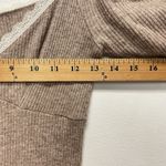 Forever 21  Medium Babydoll Fitted Long Sleeve Lace Neckline Mini Dress Sexy Photo 6