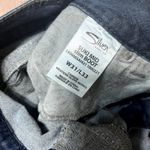 Silver Jeans  Women's Suki Slim Boot Dark Blue denim 31x31 back flap thick stitch Photo 8