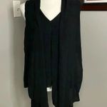 Diane Von Furstenberg  Black Dressy Top Blouse Sleeveless Size Medium DVF Photo 0