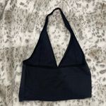 Anthropologie Black By  Seamless Halter Rib Vest Size S/M Photo 6