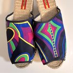 Respoke Multicolor Modern Wedge Espadrilles Size 41 US Size 10.5/11 Blue Photo 6