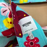 Moschino Jeans Jacket 10 Womens Blazer Colorful Retro Floral Designer Logo Italy Photo 4