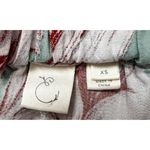 Eloise Pants Women 1 Mustard Yellow Grey Floral Print Smocked Elastic Cotton Gray Size XS Photo 1