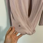 Lululemon Bring it Backbend Light Pink Open Back Sweater Photo 10