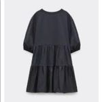 ZARA  Pleated Dress in Dark Grey Size‎ Medium Photo 1
