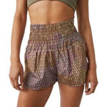 FP Movement by Free People Multicolor High Waist Shorts Brown Photo 0