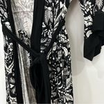 Soma Cool Nights Short Robe Kimono Size XXL Amazonia Tile Black White Soft Comfy Photo 6