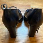 Caparrini navy blue ankle strap leather pumps size 36 Photo 3