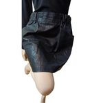 ZARA  Faux Leather Mini Skirt‎ With Side Pockets Size M Photo 2