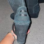 Toms  Booties Wedge Suede Black Photo 3