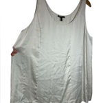 Eileen Fisher Silk Stretch Tank Ivory Photo 0