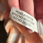 41 HAWTHORNE ORANGE WHITE CHECKER BRIGITTE KNIT DRESS NWT Size M Photo 7