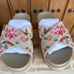 Johnny Was NEW!  Viviana X Band Suede Slip On‎ Sandal Boho Chic Size 8 Women Photo 2