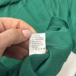 Kirundo Ribbed Top Green Women Pullover Long Sleeve Round Neck Crop Exposed Seam Size XL Photo 5