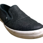 G by Guess  Black Glitter Sparkly Slip On Sneaker Flats 7M Photo 0