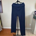 SKIMS  Cotton Jersey Fold Over‎ Pants, Plus Size 3X RARE Navy NWT Photo 3