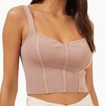 ASTR Milano sweater cropped tank in mauve pink size M Photo 0