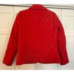Michael Michael kors red quilted silver clasp jacket size small Photo 8