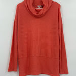Anthropologie  akemi kin waffle knit cowl neck coral sweater‎ small Photo 0