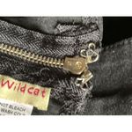 WILDCAT Black Cage Front High Neck Backless Crop Top w/ Gold Chain Detailing Sm Photo 6