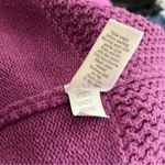 Athleta  cashmere blend purple cardigan sweater snap front Photo 7