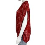 Koch Red Paisley Blouse Size XS Photo 1