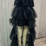 AMTIOUS tulle cool strapless dress ✨ Black Size M Photo 5