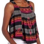 Free People  Vintage Stripe Swing Tank Top Southwest
Embroidered Boho Crop Photo 0