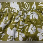 Billabong lime Green and White Wide leg linen type pants Photo 6