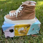 Roxy  Rae Mid Tan Sneakers Size 6 Photo 1