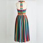 Modcloth My Zest Intentions Rainbow Halter Neck Dress Size S (READ BELOW) Photo 1