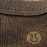 Lululemon Black Micro Ribbed Wide Neck Cropped Top Photo 3