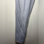 Victoria's Secret Victoria Sport Small Light Blue Grey Cut Out Pattern Leggings Photo 3