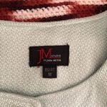 JM Collection NWT JM Studio John Meyer Light Green Tweed Blazer Jacket Pearl Gold Button Women M $138  Photo 2